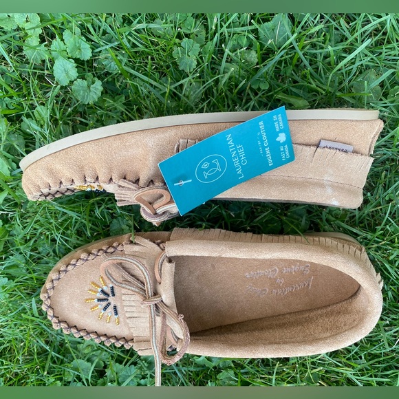 171-You Are Sole lovely 👟 New Laurentian Chief Beaded Moccasins - Picture 4 of 9